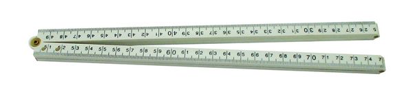 PLASTIC CARPENTER FOLDING RULE 1M 4F