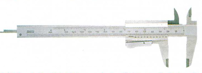 LEFT HAND VERNIER CALIPER,MONO-BLOCK,STAINLESS STEEL