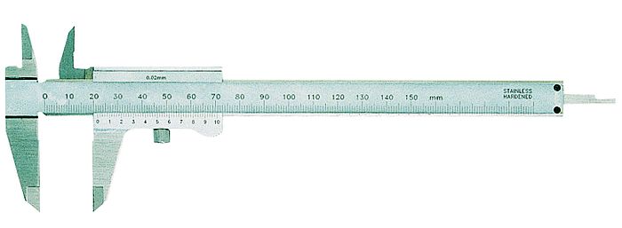 VERNIER CALIPER,PARALLAX-FREE,STAINLESS STEEL