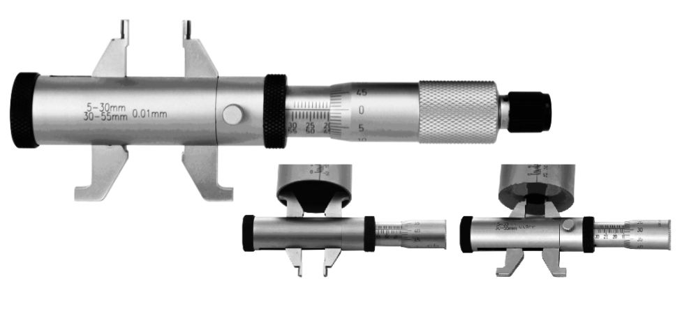 TWO-HEAD INSIDE MICROMETER