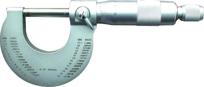 OUTSIDE MICROMETER,FLAT TYPE