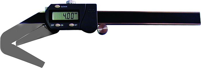 ELECTRONIC DIGITAL V-MEASURING FACE CALIPER